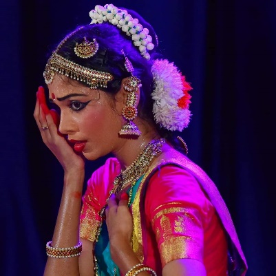 Abhinaya close up portrait